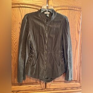 Wearables olive corduroy and knit jacket - Large